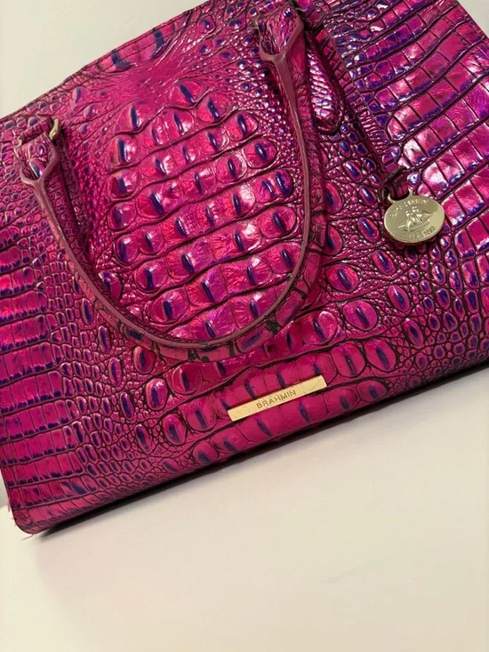 Brahmin Finley High-Voltage Satchel Bag - Picture 4 of 17